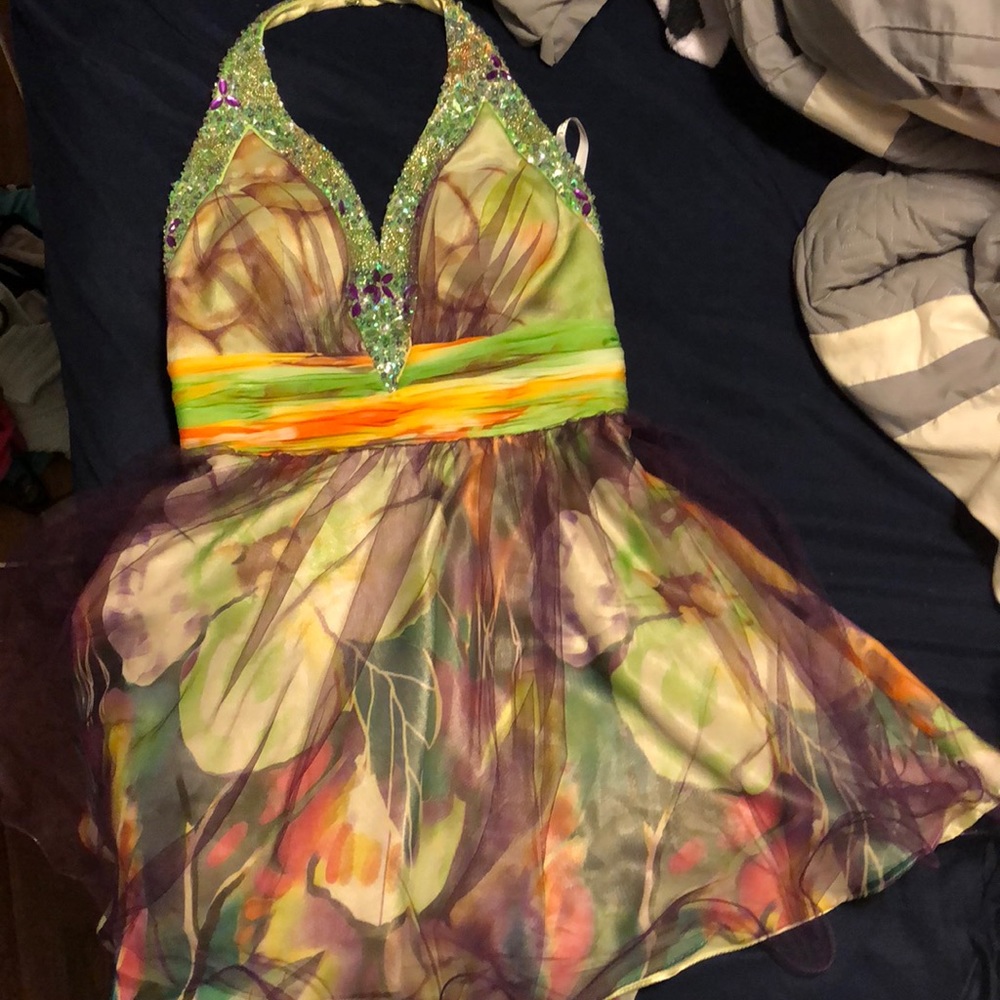 Halter Dress open back